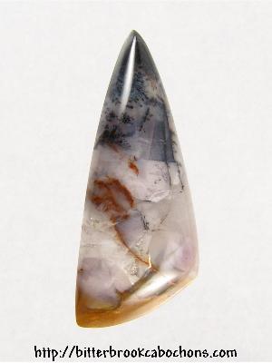 Amethyst Sage Agate Cabochon