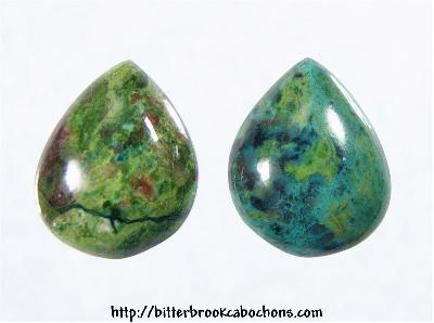 Parrot Wing Jasper Cabochons