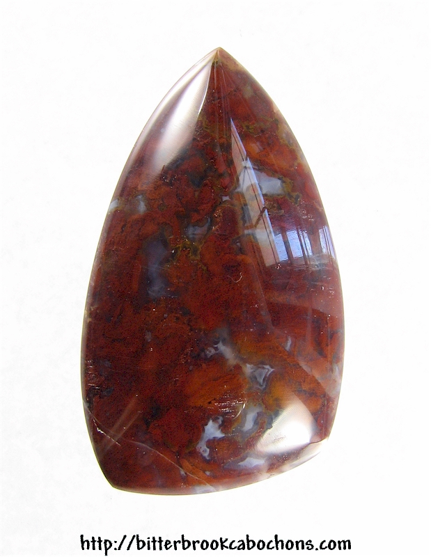 Plume Agate Cabochon