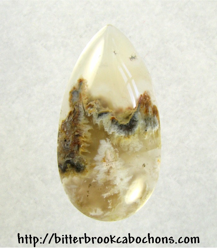 Plume Agate Cabochon