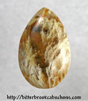 Plume Agate Cabochon