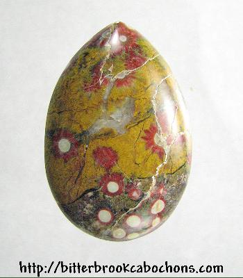 Poppy Jasper Cabochon