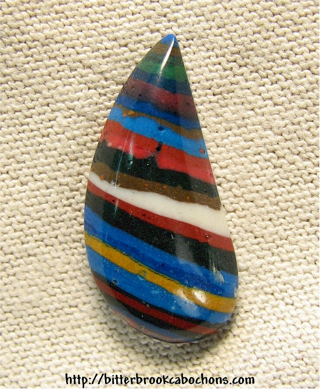 Rainbow Cal Silica Cabochon