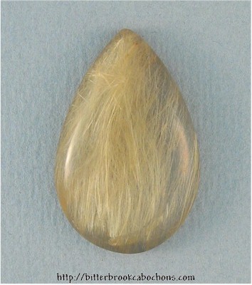 Rutilated Quartz Cabochon