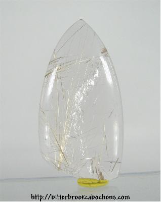 Rutilated Quartz Cabochon