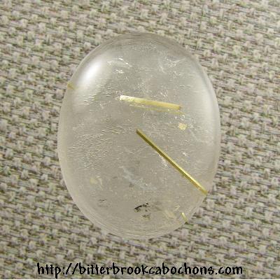 Rutilated Quartz Cabochon
