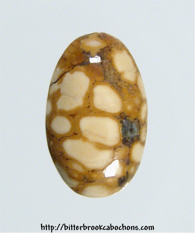 Teal Puddingstone Cabochon